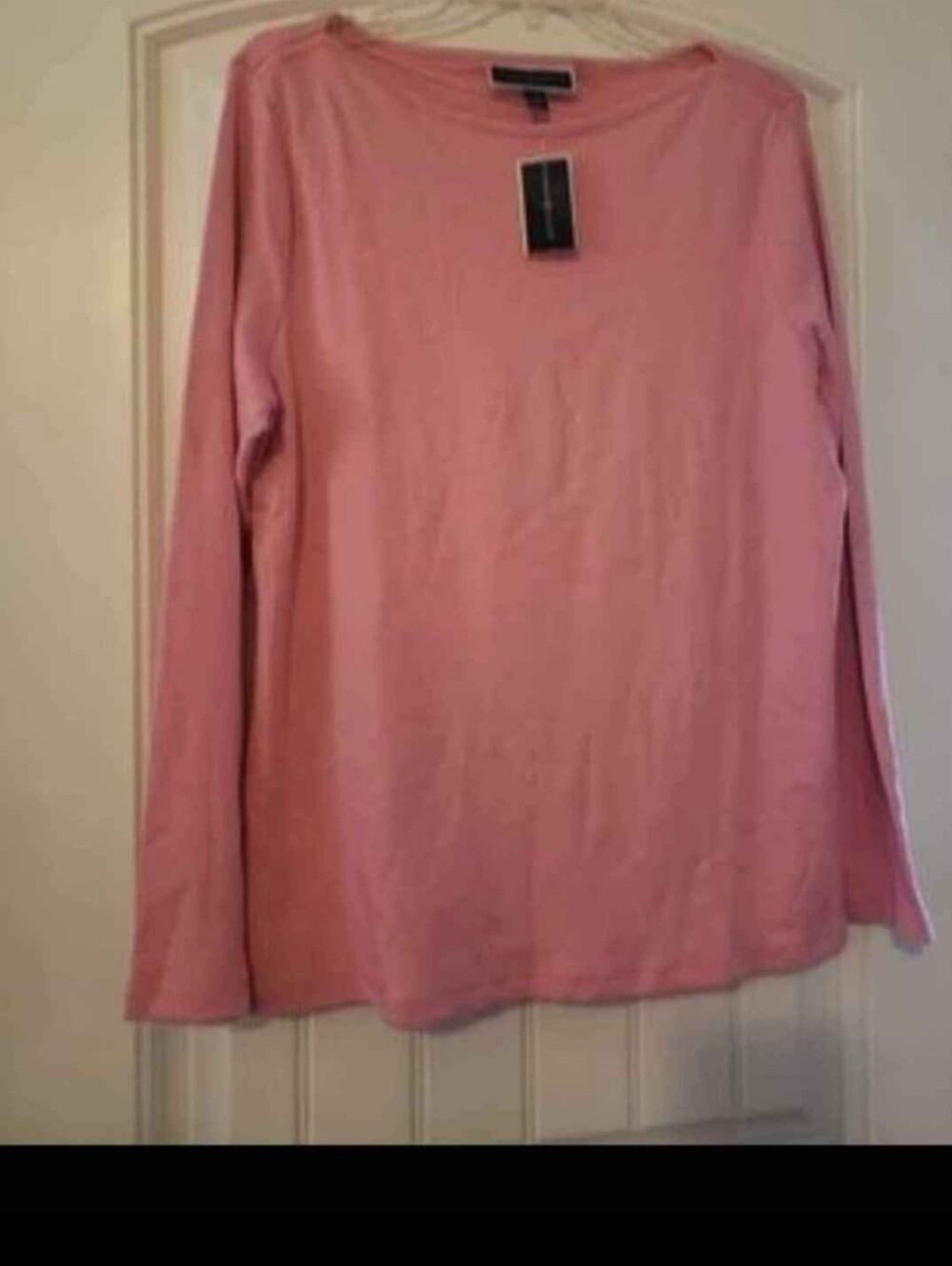New womans size Large long sleeve pink top